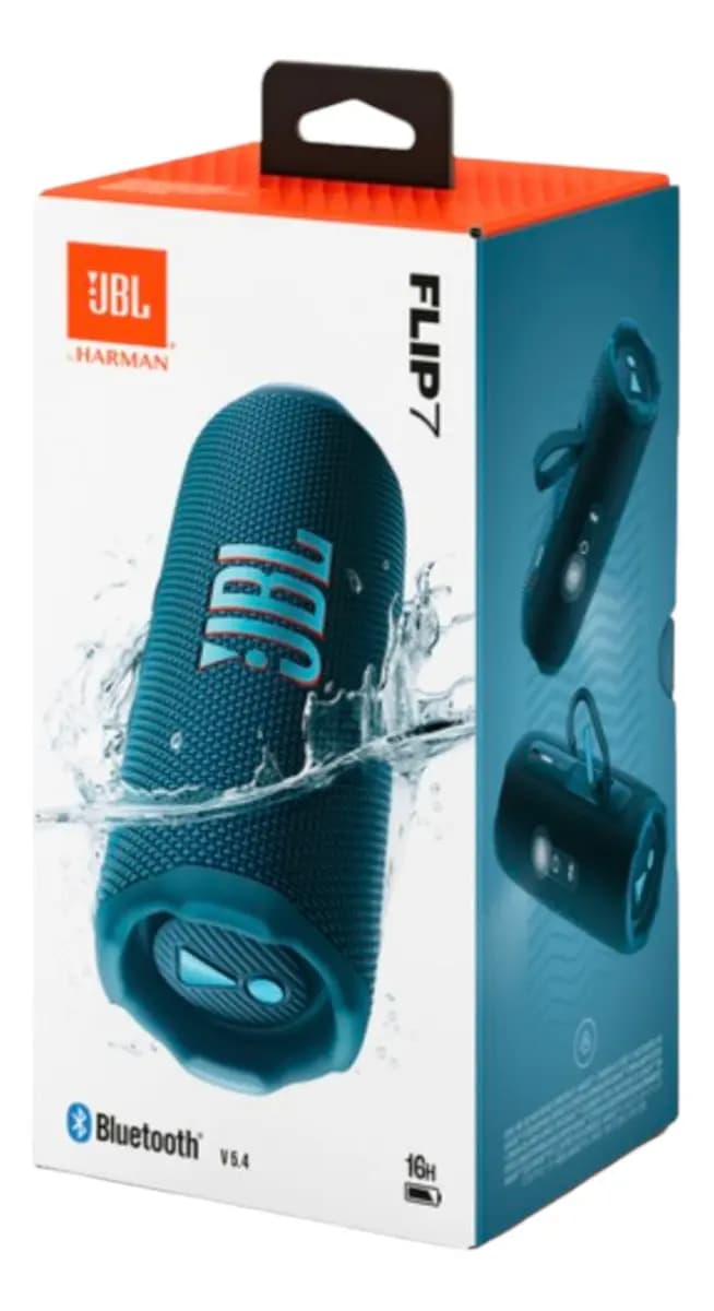 Caixa de Som JBL Flip 7 | Bluetooth | AI Sound Boost | Até 16h | IP68- R$ 695,72