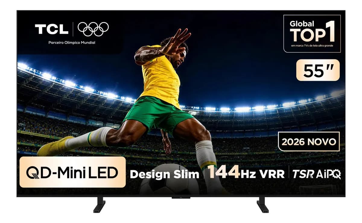 Smart TV TCL A400M | 55" | QLED Mini LED | 4K | 144Hz | HDR10+