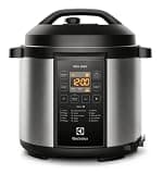 Panela de Pressão Digital Electrolux PCC20 | 6L | 15 Receitas | 127V | Rita Lobo | Inox e Preto