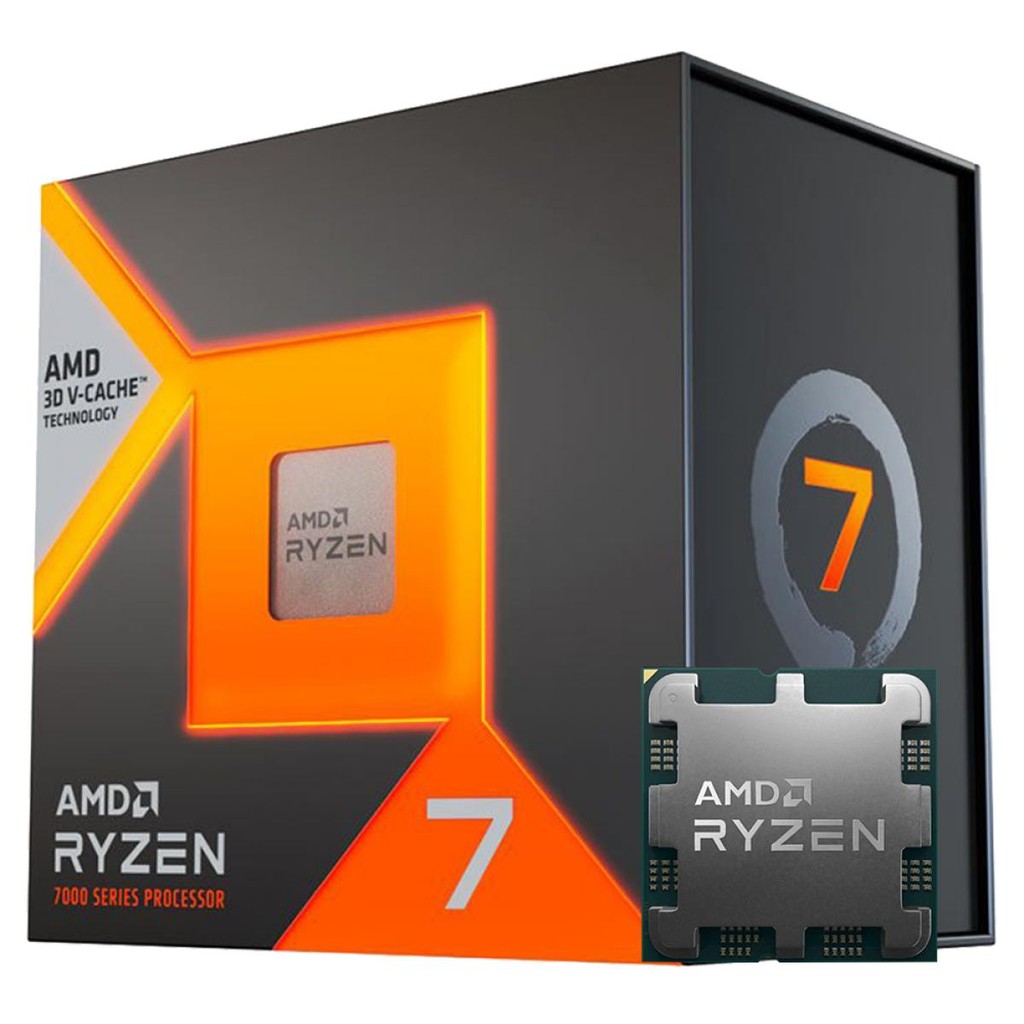 Processador AMD Ryzen 7 7800X3D | 8 Núcleos | 16 Threads | AM5 | Vídeo Integrado