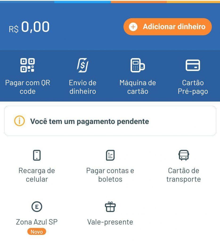 Aplicativo Recarga Pay e suas funções