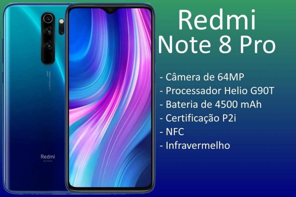 Especificações do Redmi Note 8 Pro