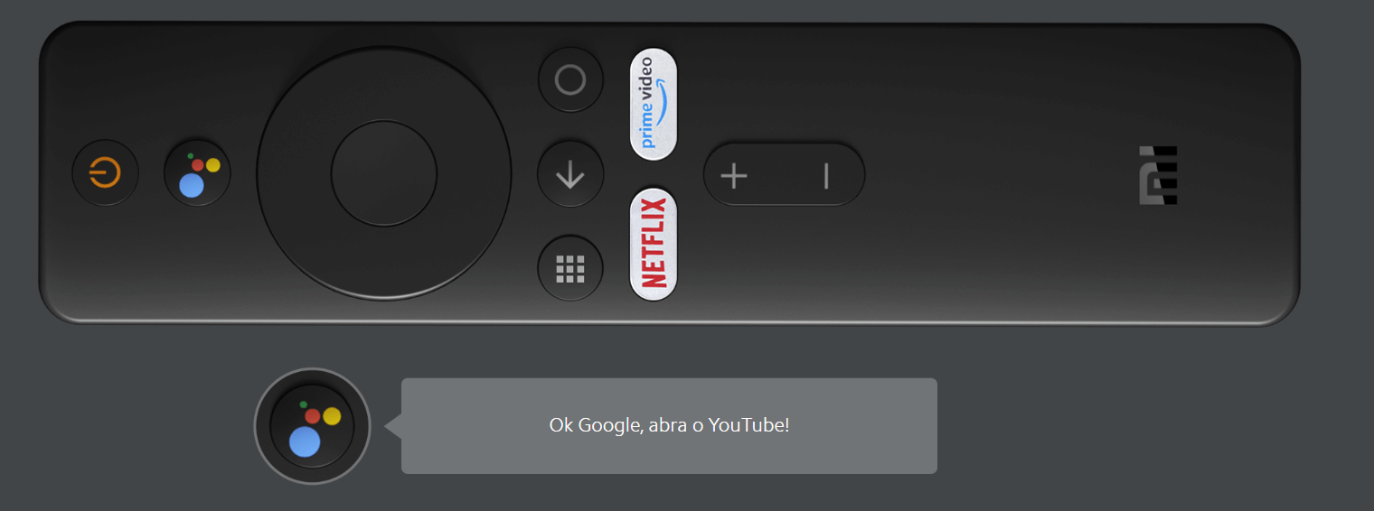Controle remoto da Mi TV Stick