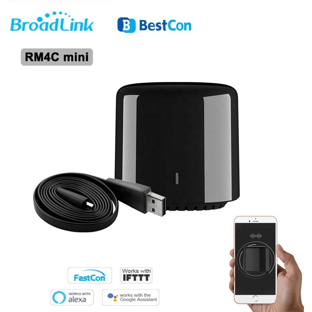 2020 broadlink rm4c mini casa inteligente wifi ir módulos de automação controlador remoto compatível com alexa amazon google casa|Módulos de automação residencial| - AliExpress
