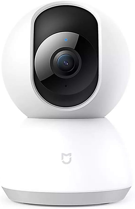 Câmera Xiaomi Mijia Wifi 360 1080P, Funciona com Alexa