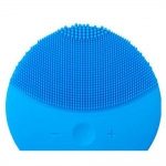 Esponja Massageadora Para Limpeza Eletrica E Massageador Aparelho Escova De Limpeza Facial – Azul
