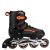 Patins Gonew Fitness Flexx 2.0 In line ABEC 7 Ajustável Base de Alumínio – Preto e Laranja