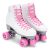 Patins 4 Rodas Feminino Gonew Quad Retrô – Branco