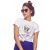 T-Shirt Joss Free The Unicorn Feminina – Branco