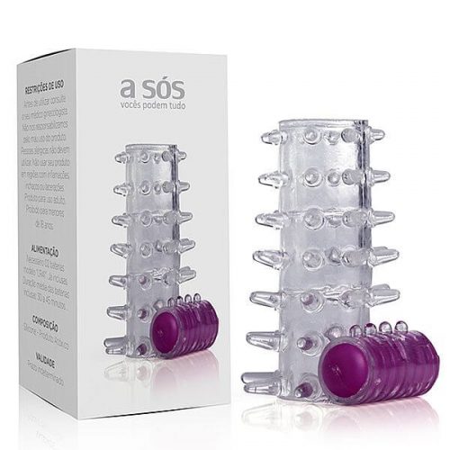 Meia Capa Peniana com Vibrador Mimo