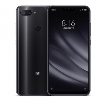 Celular Xiaomi Mi 8 Lite na cor preta