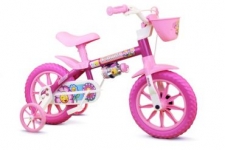 Bicicleta Infantil Feminina Aro 12 Flower – Nathor